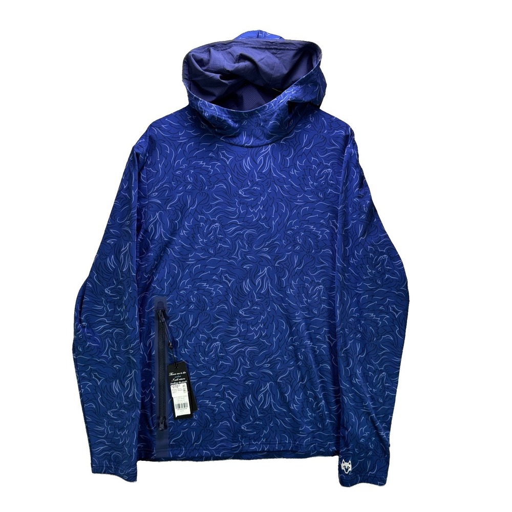Greyson Golf Hoodie Mens Large Blue Cokato Den Of Thieves AOP NWT MSRP $210